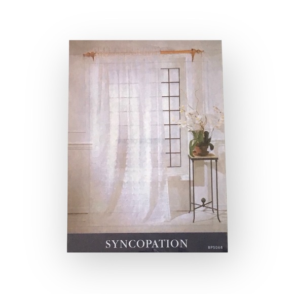 new Boho Chic ✶ Set 2 Rod Pocket Panel Curtains ✶ Semi Sheer Natural ✶ 40” x 84” - Picture 9 of 15